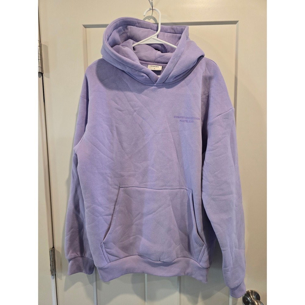 Comfrt Comfort Collection Pastel Edit Hoodie Lavender Purple Fleece Sweatshirt S
